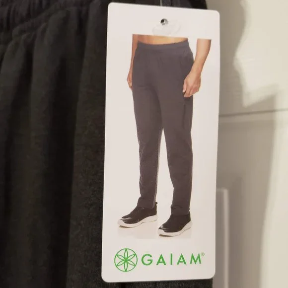 GAIAM, Pants, Nwt Gaiam Mens Dark Grey Sweat Pants Size Small